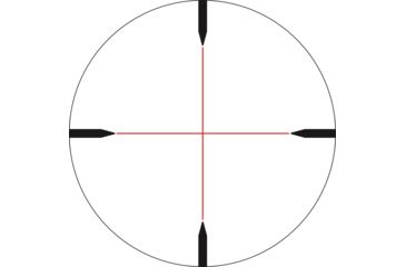 Image of Trijicon Credo HX CRHX1650 4-16x50mm Rifle Scope, 30 mm Tube, Second Focal Plane, Black, Red Standard Duplex Crosshair Reticle, MOA Adjustment, 2900005