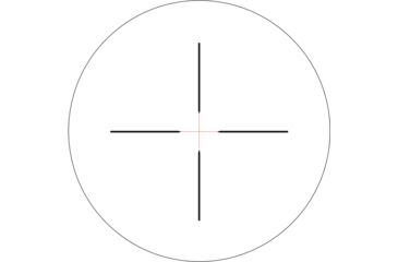 Image of Trijicon Credo HX CRHX1650 4-16x50mm Rifle Scope, 30 mm Tube, Second Focal Plane, Black, Red Standard Duplex Crosshair Reticle, MOA Adjustment, 2900005