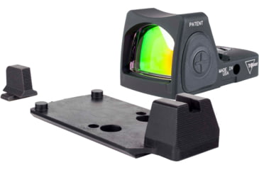 Image of Trijicon Dual Defense RMR Type 2 Reflex Red Dot Sight w/ M17/18 Mount w/ Integrated noTritium Optic, 1x, 3.25 MOA Reticle, Black, RM06-C-700817