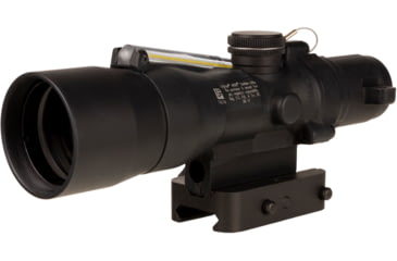 Image of Trijicon Dual Illuminated Q-LOC Compact ACOG Scope, 3x30 mm, 7.62x51mm/175gr. Amber, Chevron Reticle, Matte Black, 400364
