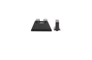 Image of Trijicon For Glock Suppressor Night Sight Set - White Outline - Green Lamps for Calibers 9mm,.40,.43,.45 G.A.P.,.357 GL201-C-600649