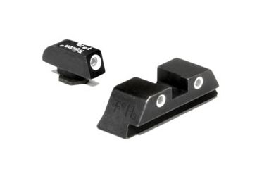Image of Trijicon Bright & Tough Three Dot Night Sight Set, Green Front & Rear - Glock 36 - GL12