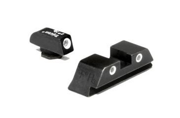 Image of Trijicon Bright & Tough GL12 Glock 36 Three Dot Green Front & Orange Rear Night Sight Set