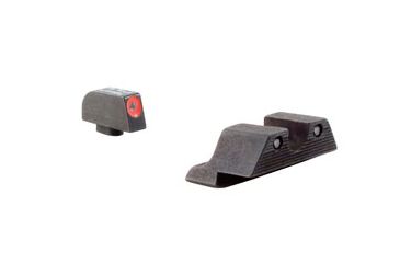 Image of Trijicon Glock HD Night Sight Set - Front Sight Orange Outline / Green Tritium, Rear Sight Black Outline / Green Tritium, 600538