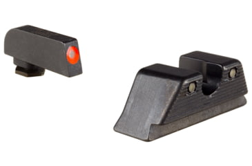 Image of Trijicon HD XR Night Sight Set, MOS Fit Rear, Glock 17, 17L, 19, 22, 23, 24, 25, 26, 27, 28, 31, 32, 33, 34, 35, 37, 38 and 39, Orange, 601092
