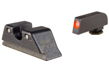 Image of Trijicon HD XR Night Sight Set, MOS Fit Rear, Glock 17, 17L, 19, 22, 23, 24, 25, 26, 27, 28, 31, 32, 33, 34, 35, 37, 38 and 39, Orange, 601092