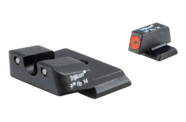 Image of Trijicon Heavy Duty Night Sight Set, S&amp;W M&amp;P Shield/Shield Plus/Shield 2.0, Green/Orange, 600722