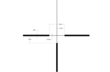 Image of Trijicon Huron HR940 3-9x40mm Rifle Scope, 1 in Tube, Second Focal Plane, Black, Non-Illuminated German #4 Crosshair Reticle, MOA Adjustment, 2700004