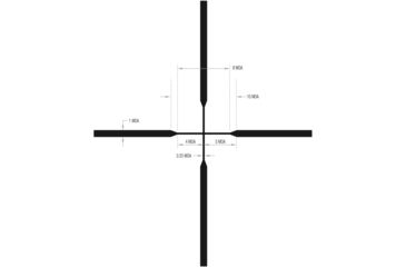Image of Trijicon Huron HR940 3-9x40mm Rifle Scope, 1 in Tube, Second Focal Plane, Black, Non-Illuminated Standard Duplex Crosshair Reticle, MOA Adjustment, 2700005