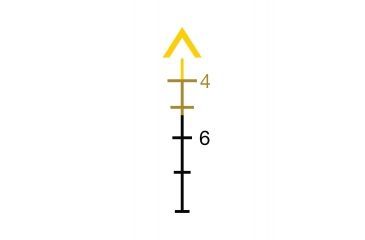 Image of Trijicon Illuminated Amber TA11E-A Chevron Reticle