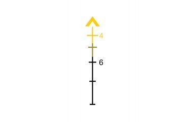 Image of Trijicon TA11F-A ACOG 3.5x35 Rifle Scope - Amber Chevron BAC .223 Flattop Reticle, Flat Top Adapter
