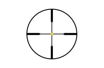 Image of Trijicon AccuPoint TR-20 3-9x40mm Rifle Scope, 1 in Tube, Second Focal Plane, Black, Amber Standard Duplex Crosshair w/ Dot Reticle, MOA Adjustment, 200001
