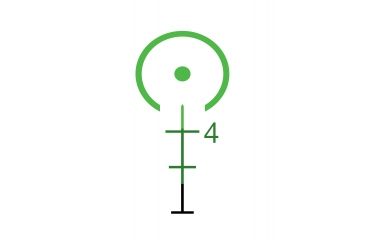 Image of Trijicon Illuminated Green TA33-C-400311 Horseshoe Dot Reticle