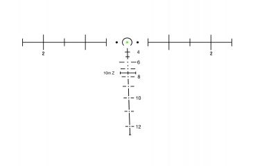 Image of Trijicon Illuminated Green TA648MGO-M240 Dot Reticle