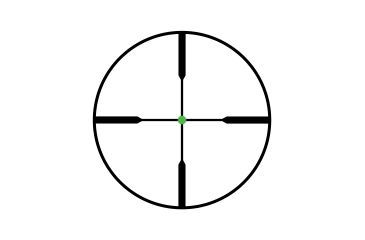 Image of Trijicon AccuPoint TR-23 5-20x50mm Rifle Scope, 30 mm Tube, Second Focal Plane, Matte, Black, Green Standard Duplex Crosshair w/ Dot Reticle, MOA Adjustment, TR23-1G