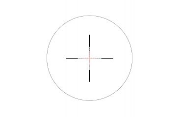 Image of Trijicon AccuPower RS-20 3-9x40mm Rifle Scope, 1 in Tube, Second Focal Plane, Black, Red MIL-Square Crosshair Reticle, MOA Adjustment, 1900010