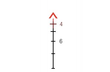 Image of Trijicon ACOG TA11 3.5x35mm Rifle Scope, Black, Red Chevron 5.56x45mm M193 / 55 Grain Reticle, MOA Adjustment, 100291