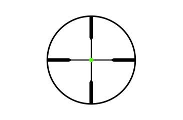 Image of Trijicon AccuPoint TR-20 3-9x40mm Rifle Scope, 1 in Tube, Second Focal Plane, Black, Green Standard Duplex Crosshair w/ Dot Reticle, MOA Adjustment, 200002