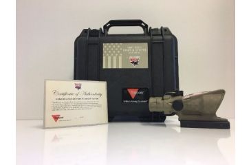 Image of Trijicon Millionth ACOG Celebration Exclusive Stars &amp; Stripes Limited Edition, Dual Illuminated Red Chevron, 223 BAC Reticle w/ TA51 Mount, Black, 4x32, TA31-LTD-2017