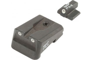 Image of Trijicon Bright &amp; Tough Night Sight Set, Green Front &amp; Yellow Rear - Colt Enhanced Officers/Combat Commander