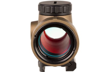Image of Trijicon OPMOD MRO 1x25mm Red Dot Sight, 2 MOA Red Dot Reticle, w/Trijicon MRO Low Mount AC32067, Angled Glass, Coyote Brown, 2200090