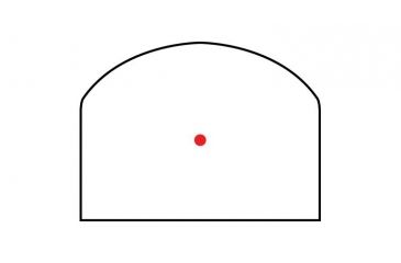 Image of Trijicon RMR LED 3.25 MOA Red Dot Sight, Black w/ RM38 ACOG Mount, RM01-38