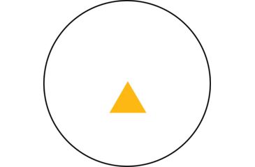 Image of Trijicon RX06-25 Reflex 12.5 MOA Amber Dot Sight with M16 / AR15 Top of Handle Mount