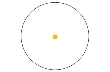 Image of Trijicon RX30 25 6.5 MOA Amber Dot Reticle 42mm Reflex Sight w/ TA51 Mount