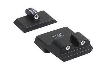 Image of Trijicon Bright &amp; Tough 3 Dot Night Sight Set, Green Front, Green Rear - S&amp;W Value Series 457 SA28