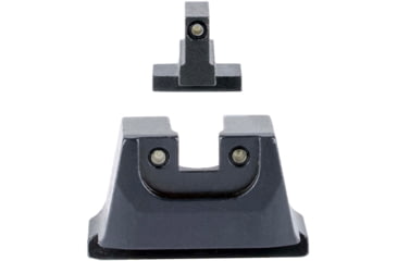 Image of Trijicon Suppressor/Optic Height Sight Set with Black Front/Black Rear &amp; Green Tritium - for M&amp;P C.O.R.E, M&amp;P M2.0 Optics Ready, Black, 601150