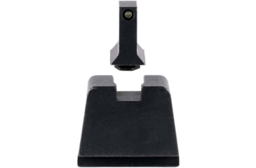 Image of Trijicon Suppressor/Optic Height Sight Set, Black Front/Metal Rear &amp; Green Front Lamp, Glock  42, 43, 43x, 43e, 48, Black, 601145
