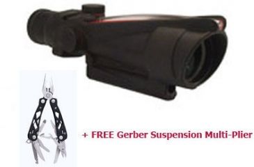 Image of Trijicon TA11C ACOG 3.5x35 BAC Rifle Scope w/ Red Donut BAC Reticle calibrated for .308 (7.62mm) Rifle scope with FREE Gerber Suspension Multi-Plier 1471