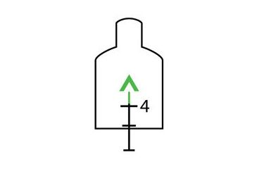 Image of Trijicon Green Chevron Ballistic Reticle