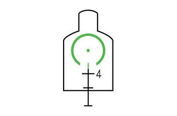 Image of Trijicon Green Horsehoe/Dot .223 Ballistic Reticle TA33G-H