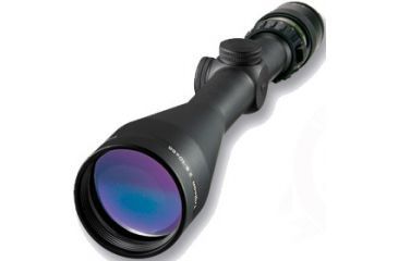 Image of Trijicon AccuPoint TR-22 2.5-10x56mm Rifle Scope, 30 mm Tube, Second Focal Plane, Black, Green Mil-Dot Crosshair w/ Dot Reticle, MOA Adjustment, TR22-2G