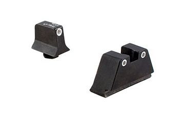 Image of Trijicon Night Sight Suppressor Set, White Front/White Rear, Green front/Yellow Rear Lamps, Black, 600651