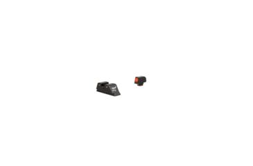 Image of Trijicon Glock HD Night Sight Set - Front Sight Orange Outline / Green Tritium, Rear Sight Black Outline / Green Tritium, MOS Fit Rear, 601089