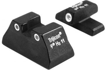 Image of Trijicon Bright &amp; Tough 3 Dot Night Sight Set, Green Front &amp; Rear - H&amp;K USP Compact - HK08