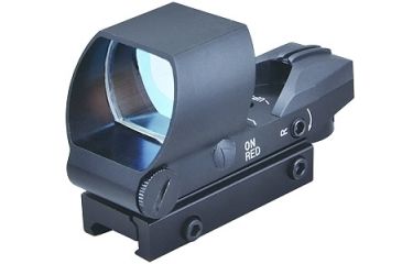 Image of Trinity Force 4 Ret. Red/Green Illum. Reflex Sight w/ Weaver Base, Black w/ Electronic Buttons CXHD119