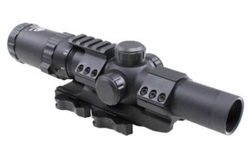 Image of Trinity Force 1-4x24mm Assault Waterproof Rifle Scope w/Quick Release Monolithic Mount,Dot Etched Glass Reticle,Black SR12S1424B