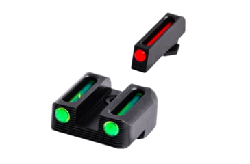 Image of TruGlo Brite Site Glock 42 Fiber Optic Red Front Green Rear 3 Dot Sight, TG-TG131G3