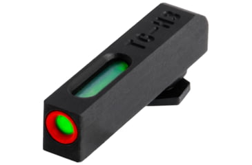 Image of TruGlo Brite-Site TFX Pro Sight Set For Glock 17/17L/19/22/23/24/26/27/33/34/35/38/39, Green Rear, Green With Orange Focus Lock Front Sight, TG-TG13GL1PC