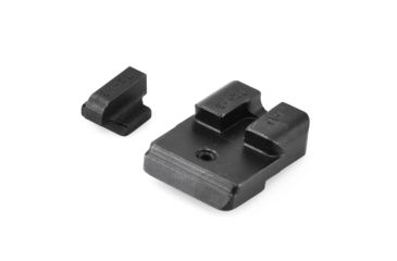 Image of TruGlo Brite Site Tritium Pro Front/Rear Green Night Sight Set for HK VP9/VP40/P30/HK45, 3-Dot Configuration Front, White Focus Lock Ring, Steel, Black, TG-TG231H1W