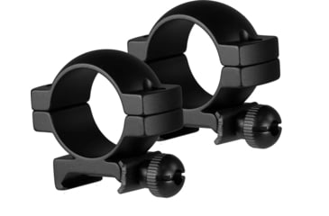 Image of TruGlo Lightweight 1in Scope Rings Mounts, Picatinny/Weaver Rails, Medium, Black, TG-TG8960B1