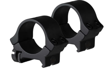 Image of TruGlo Lightweight Quad Lock 1 in Scope Rings Mount, Picatinny/Weaver Rails, Medium, Black, TG-TG8961B1