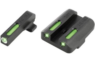 Image of TruGlo TFX Springfield XD/XDM/XDS 3 Dot Green Tritium/Fiber Optic Sight, TG-TG13XD1A