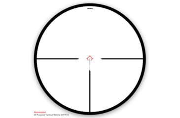 Image of TruGlo TX6 4-24x50mm Rifel Scope, 30mm, First Focal Plane, Illuminated Mil-Dot Reticle, Black, TG-TG8542TF