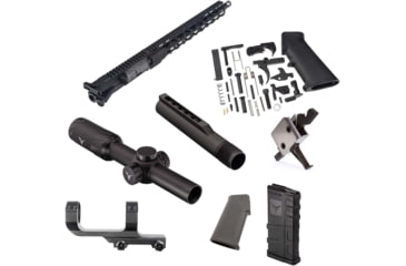 Image of TRYBE Optics 1-8x24mm Rifle Scope, Magpul MOE-K Grip, Primary Arms 30mm PLx Cantilever Mount