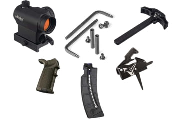 Image of TRYBE Optics 1x 3 MOA Micro Red Dot Sight, Magpul MIAD Gen 1.1 AR Gun Grip, Smith &amp; Wesson Magazine M&amp;P 15-22 22LR 10-Round Magazine