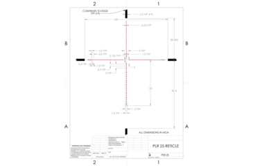 Image of TRYBE Optics HIPO Rifle Scope, 4-16x44mm, 30 mm Tube, FFP, PLR-25 MOA Reticle, Black, TRORS4-16x44FFP-BL